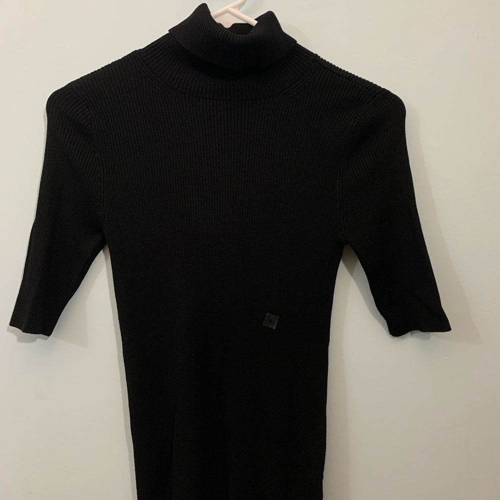 Express Black Ribbed sweater